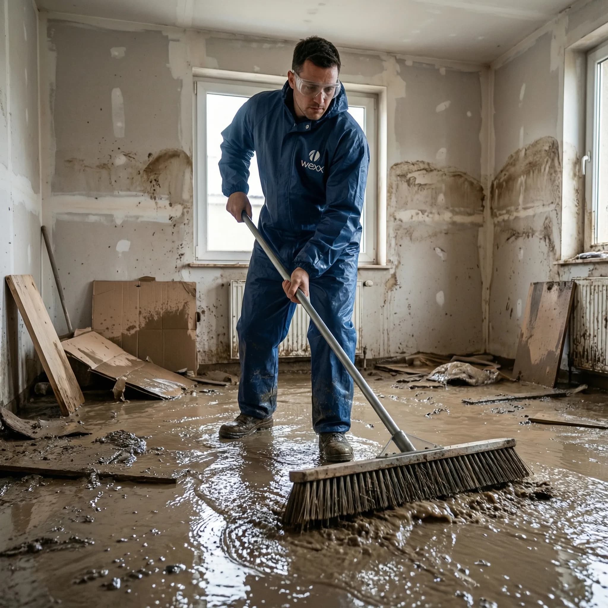 Professionnel WexX intervenant sur un sinistre